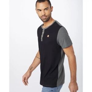 Tentree Hemp Short Sleeve Henley T-shirt Men's Medium